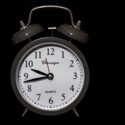 Alarm Clock Black Design