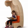 Kid Reading A Book Wooden