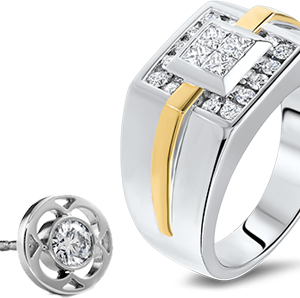 Dimond Ring With Wedding Girl